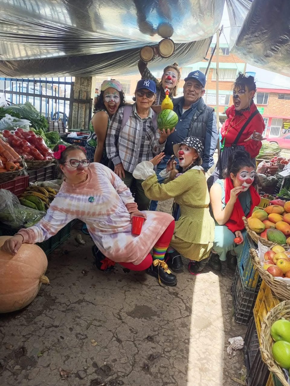 Arte en la plaza de mercado