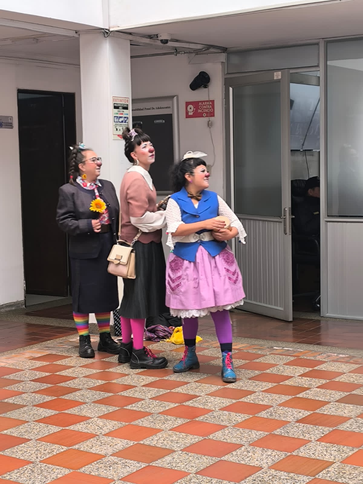 Dinámicas de clown en una institución